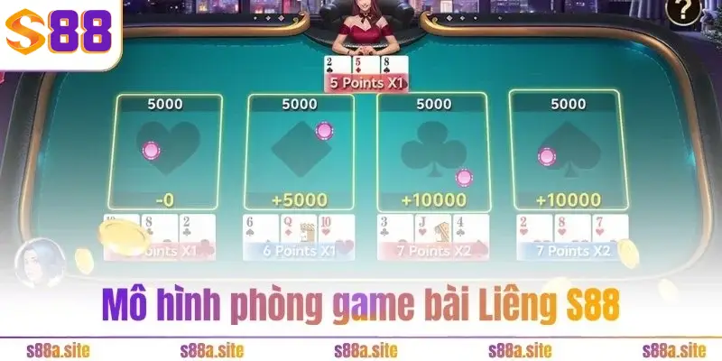 Liêng S88VIP - Bàn đạp làm giàu nhanh, không tốn sức nhiều 5 Mô hình phòng game bài Liêng S88